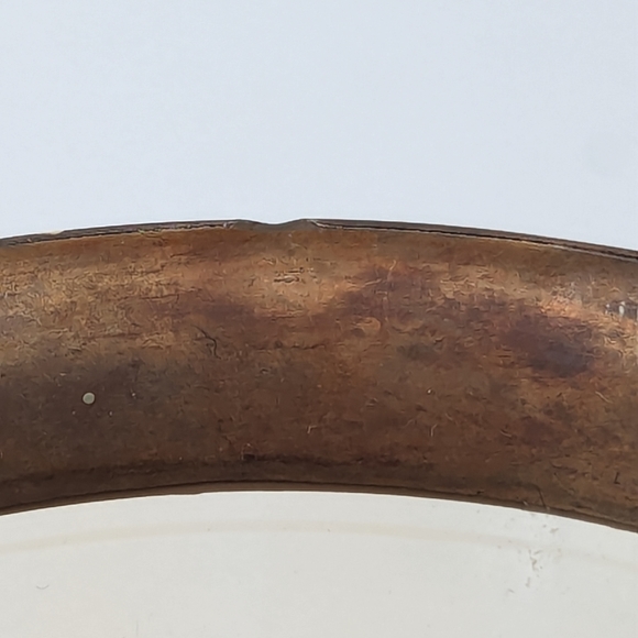 Vintage Fry Glass Champagne Sherbet Wine Glass With Gold Engraved Trim - Picture 7 of 7